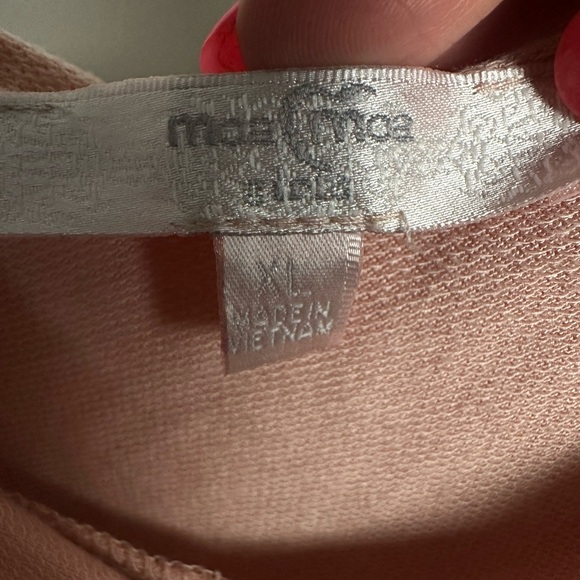 Floral Pink and Gray Kids Hoodie - Picture 2 of 10